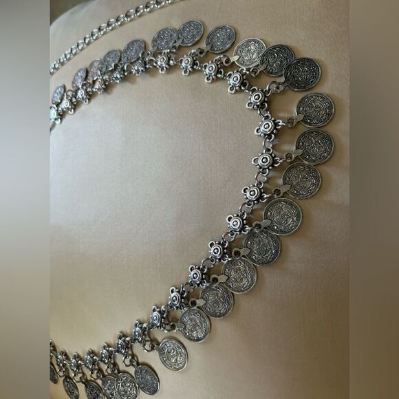 boho coin belt A647 - Picture 3 of 3